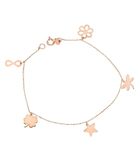 Rose Altın Şans Bileklik SV0054