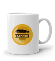 BK Gift Kişiye Özel Mesleki Taksici Tasarımlı Beyaz Kupa Bardak - 4