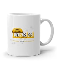 BK Gift Kişiye Özel Mesleki Taksici Tasarımlı Beyaz Kupa Bardak - 2