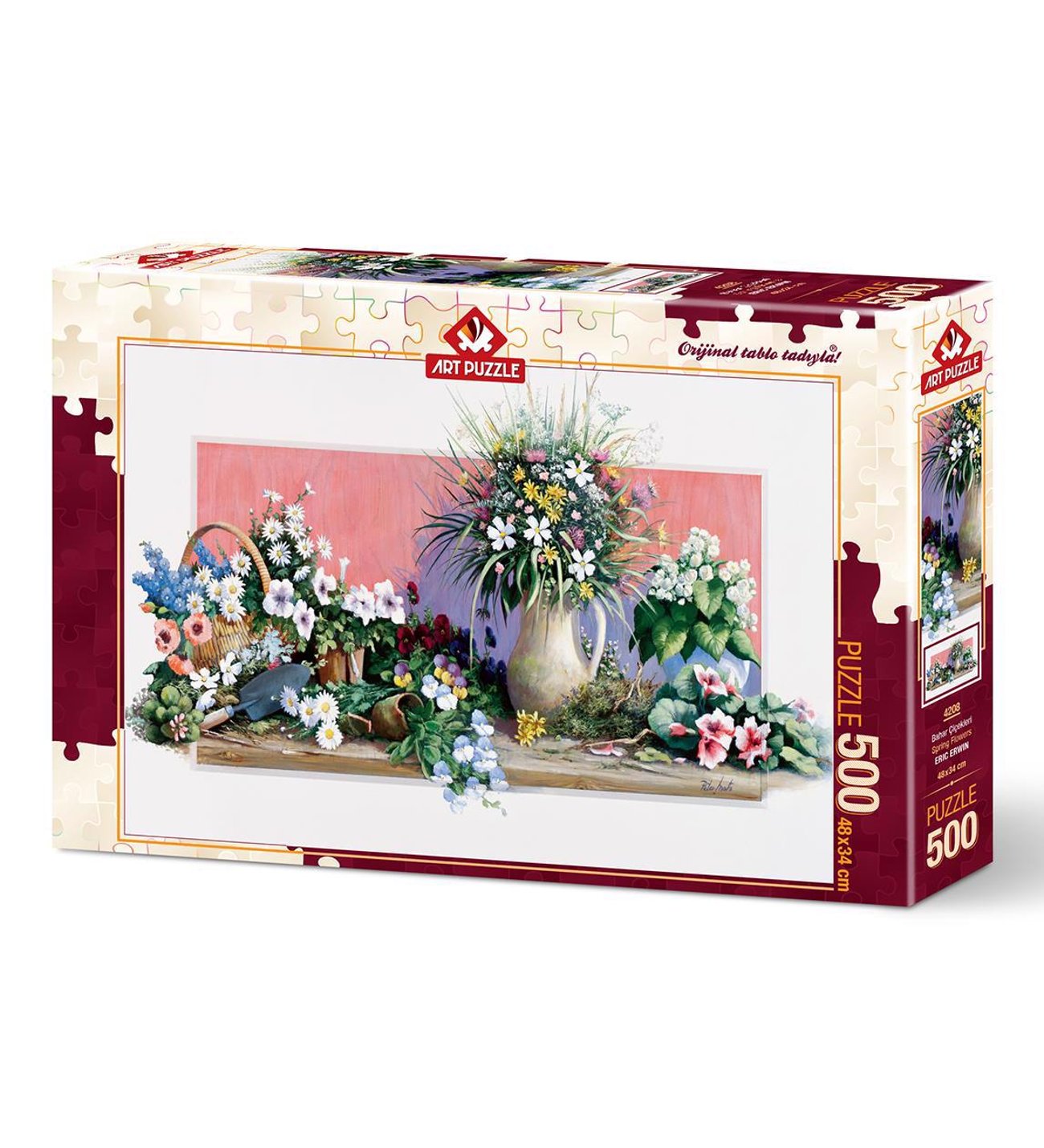 Art Puzzle Bahar Çiçekleri 500 Parça Puzzle- Çiçeksepeti