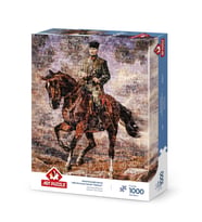 Art Puzzle Atatürk Sakarya İsimli Atıyla Kolaj 1000 Parça Puzzle