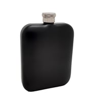 Çelik üzeri Mat Siyah 5 oz 150 ml İçki Matarası py84sy
