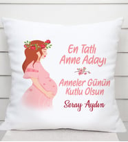 Anne Adayı İsimli Kare Yastık