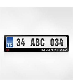 BK Gift Kişiye Özel İsimli Dfm Logolu Plakalık