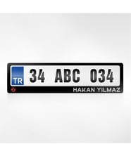 BK Gift Kişiye Özel İsimli Dfm Logolu Plakalık