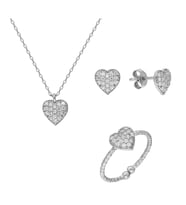 Gümüş Kalp Set EG0455S