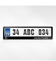BK Gift Kişiye Özel İsimli Lexus Logolu Plakalık