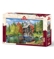 Art Puzzle Değirmen Kenarında Balık Avı Parça 1500 Parça Puzzle