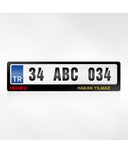 BK Gift Kişiye Özel İsimli Isuzu Logolu Plakalık
