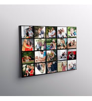 Kişiye Özel 20 Fotoğraflı Kolaj Kanvas Tablo