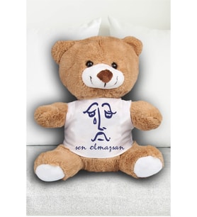 Sen Olmazsan Temalı Peluş Ayıcık 23 Cm 82202 82202
