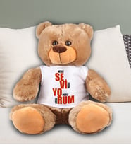Kişiye Özel SE Vİ YO RUM Temalı Peluş Ayıcık 40 Cm 81953 81953