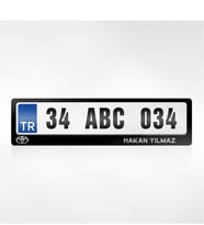 BK Gift Kişiye Özel İsimli Toyota Logolu Plakalık