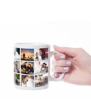 Kişiye Özel Kolaj Fotoğraflı Porselen Kupa Bardak