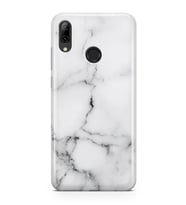 Huawei P Smart 2019 Kılıf Marble Mermer Beyaz