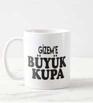Büyük Boy Sever Tasarım Kupa