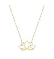Altın Lotus Çiçeği Kolye SV0076