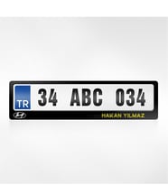 BK Gift Kişiye Özel İsimli Hyundai Logolu Plakalık