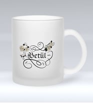BK Gift Kişiye Özel Kaligrafi İsim Tasarımlı Cam Kupa Bardak - 2