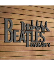 BK Gift Kişiye Özel The Beatles Ahşap Kapı & Duvar Objesi - 1