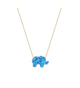 Altın Opal Fil Kolye DU0087
