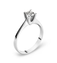 Chavin H Color 0.35 Carat Pırlanta Altın Tektaş Yüzük bd65h
