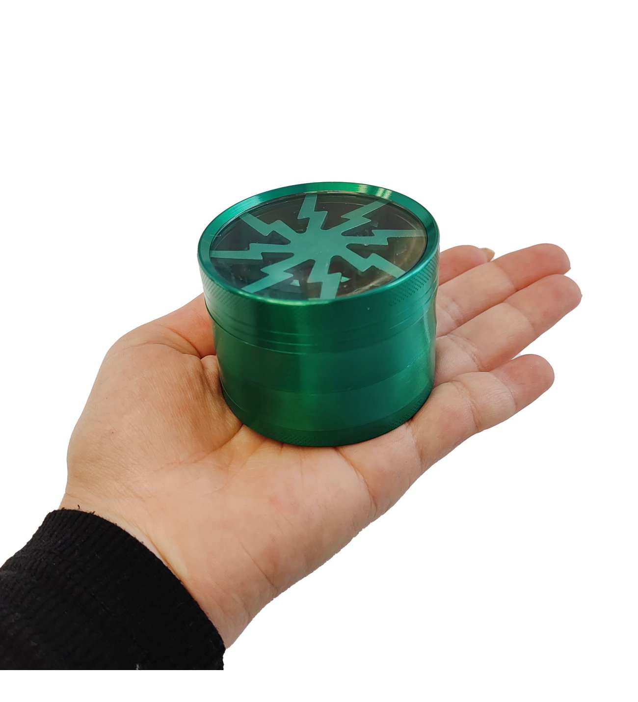Yeşil 63 Mm. Grinder,Çelik Tütün Öğütücüsü Parçalayıcı Pt55ys -1