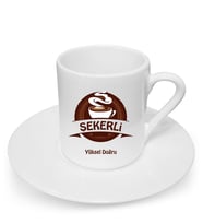BK Gift Kişiye Özel Şekerli Türk Kahvesi Fincanı - 1