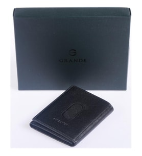 Grande Unisex Hakiki Deri Kartlık Grerkcz724 Siyah