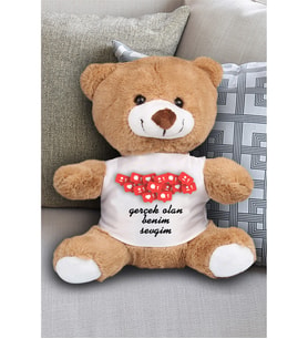 Gerçek Olan Benim Sevgim Temalı Peluş Ayıcık 23 Cm 82207 82207