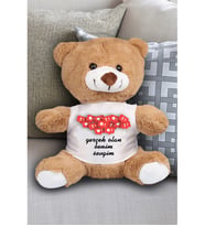 Gerçek Olan Benim Sevgim Temalı Peluş Ayıcık 23 Cm 82207 82207