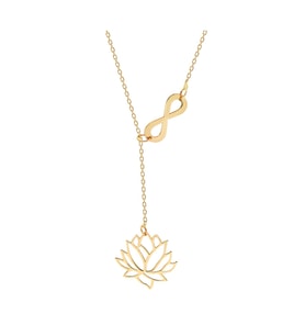 Altın Lotus Çiçeği Kolye SV0059