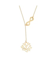 Altın Lotus Çiçeği Kolye SV0059