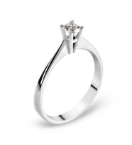 Chavin H color 0.17 Carat Pırlanta Altın Tektaş Yüzük bd63h