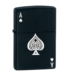 Zippo Çakmak Siyah As Ace Of Spades Maça Ası 218-005578