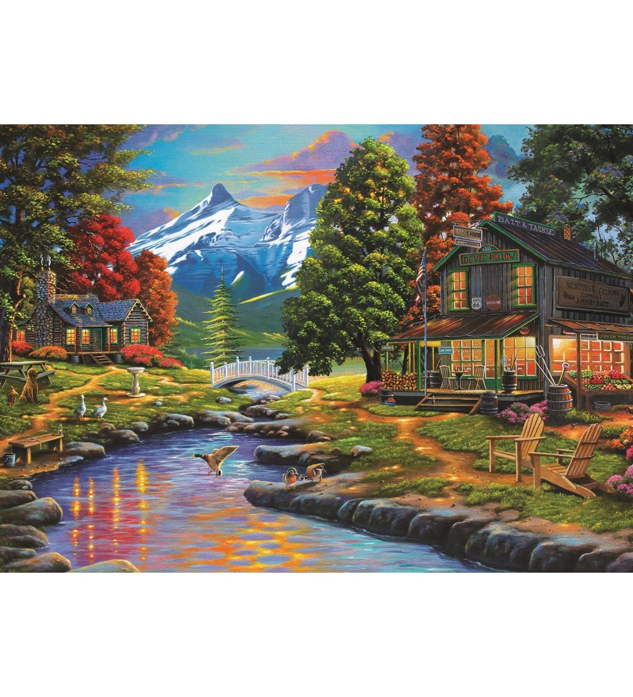 Art Puzzle İki Yaka Bir Orman 2000 Parça Puzzle- Çiçeksepeti