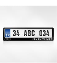 BK Gift Kişiye Özel İsimli Audi Logolu Plakalık