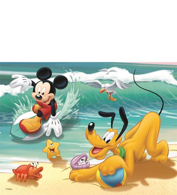 Disney - うさこページ Trefl Çocuk Puzzle Mickey And Pluto At The Beach, Disney 30 Parça