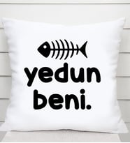 Yedun Beni Saten Kare Yastık