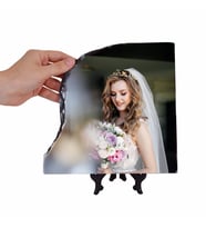 Kişiye Özel Fotoğraflı Taş Çerçeve  (20x20)
