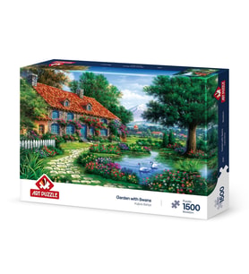 Art Puzzle Kuğulu Bahçe 1500 Parça Puzzle
