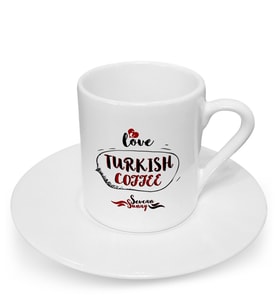 BK Gift Kişiye Özel Turkish Coffee Tasarımlı Türk Kahvesi Fincanı - 2