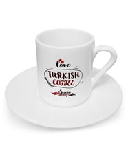 BK Gift Kişiye Özel Turkish Coffee Tasarımlı Türk Kahvesi Fincanı - 2