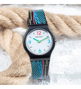 WatchART Unisex Çocuk Kol Saati Siyah Silikon Kordon ST-303493