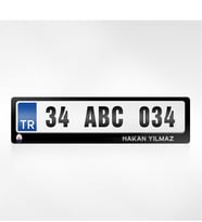 BK Gift Kişiye Özel İsimli Maserati Logolu Plakalık