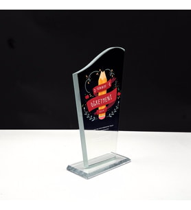 Öğretmene Öğretmenler Günü Hediyesi Cam Plaket