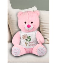 Güzel Çiçeğim Temalı Peluş Ayıcık 50 Cm 82220 82220