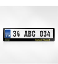 BK Gift Kişiye Özel İsimli Jeep Logolu Plakalık