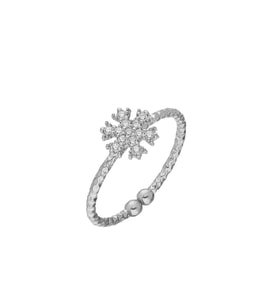 Gümüş Kar Tanesi Yüzük EG0379