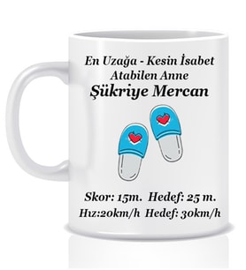 Anne Hediyesi İsimli Beyaz Kupa Bardak